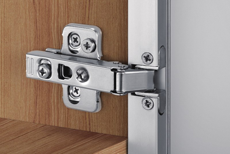 C98 ALUMINUM FRAME HINGES, 110° OPENING ANGLE, FULL OVERLAY, HALF OVERLAY AND INSET MODELS